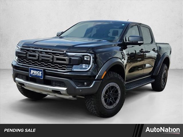 Shadow Black 2025 Ford Ranger Raptor SuperCrew 4WD Pickup Truck Four-Wheel Drive Automatic