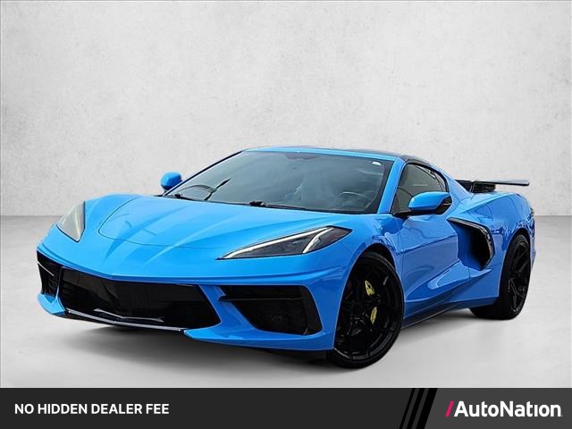 Rapid Blue 2022 Chevrolet Corvette Coupe Rear-Wheel Drive 8-Speed Automatic