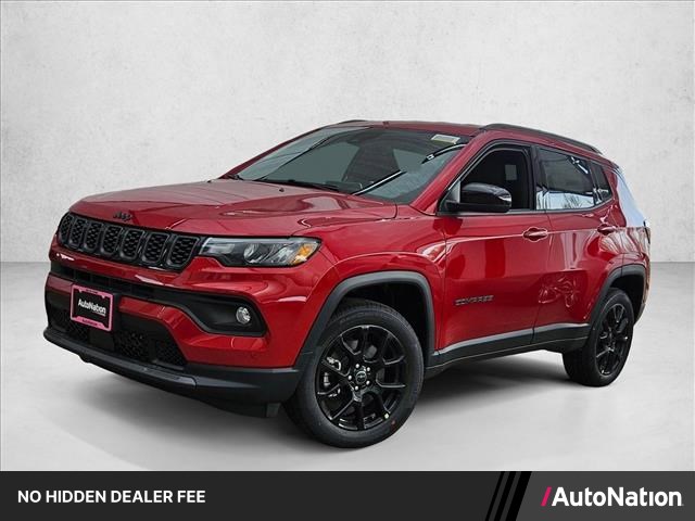 Red Hot Pearlcoat 2026 Jeep Compass Latitude Altitude 4WD SUV / Crossover Four-Wheel Drive 8-Speed Automatic