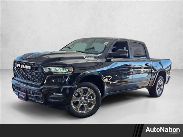 Diamond Black Crystal Pearlcoat 2026 RAM 1500 Lone Star Crew Cab 4WD Pickup Truck Four-Wheel Drive 8-Speed Automatic