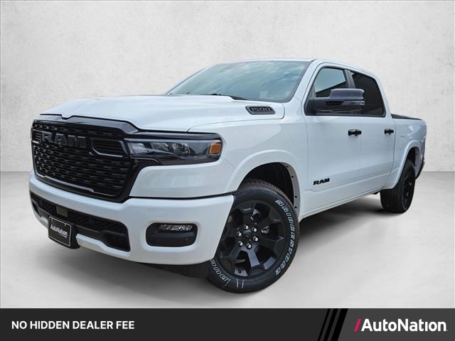 Bright White Clearcoat 2026 RAM 1500 Lone Star Crew Cab 4WD Pickup Truck Four-Wheel Drive 8-Speed Automatic