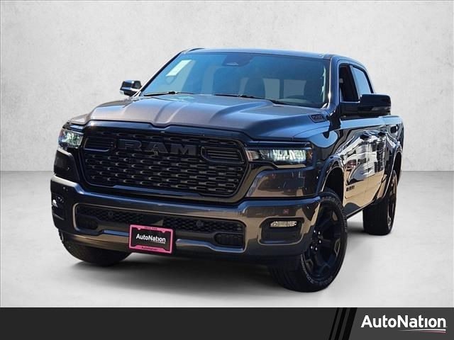 Diamond Black Crystal Pearlcoat 2026 RAM 1500 Lone Star Crew Cab 4WD Pickup Truck Four-Wheel Drive 8-Speed Automatic
