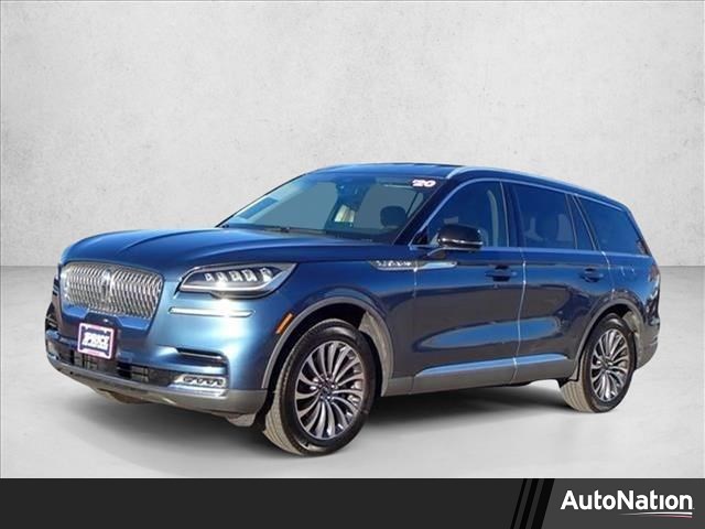 Blue Diamond Metallic 2020 Lincoln Aviator Reserve AWD SUV / Crossover All-Wheel Drive Automatic