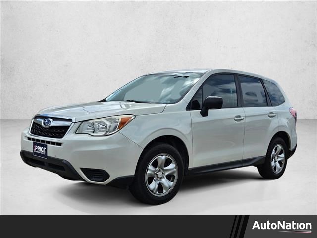 Crystal White Pearl 2016 Subaru Forester 2.5i SUV / Crossover All-Wheel Drive 6-Speed Manual