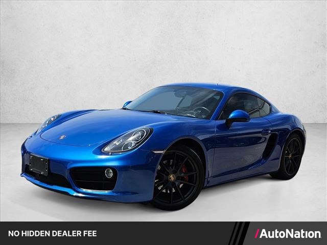Teal (Aqua Blue Metallic) 2014 Porsche Cayman S Coupe Rear-Wheel Drive Automatic