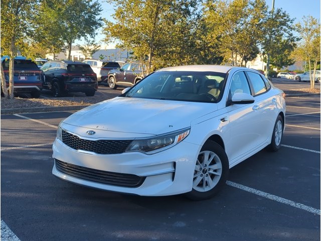 Snow White Pearl 2017 Kia Optima Sedan Front-Wheel Drive Automatic
