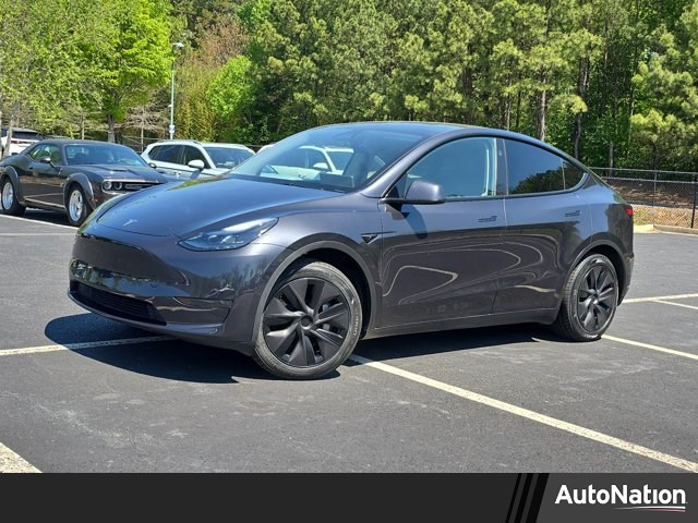 Silver 2025 Tesla Model Y Long Range RWD SUV / Crossover Rear-Wheel Drive Automatic