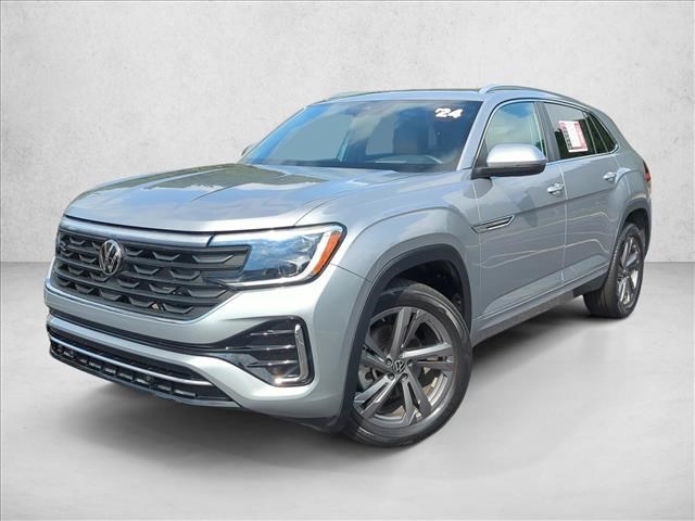 Silver Mist Metallic 2024 Volkswagen Atlas Cross Sport SUV / Crossover All-Wheel Drive 8-Speed Automatic