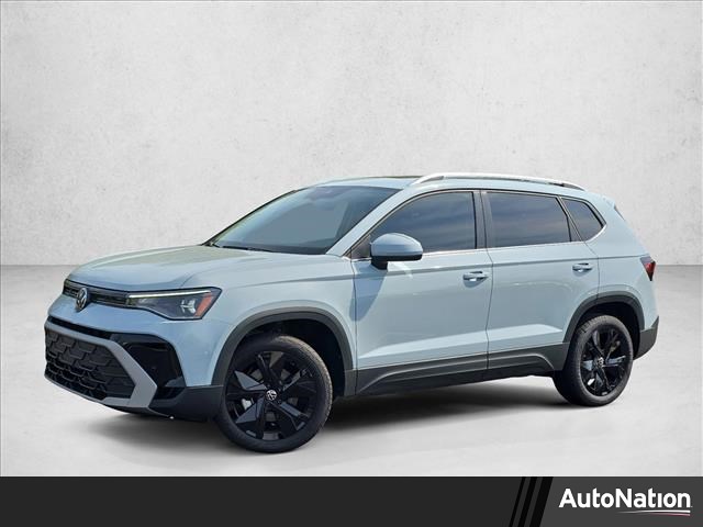 Monument Gray 2025 Volkswagen Taos SE FWD SUV / Crossover Front-Wheel Drive Automatic