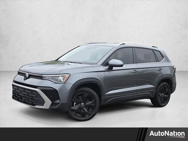 Platinum Gray Metallic 2025 Volkswagen Taos SE FWD SUV / Crossover Front-Wheel Drive Automatic