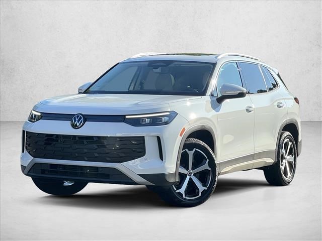 Pure White 2025 Volkswagen Tiguan SUV / Crossover All-Wheel Drive 8-Speed Automatic