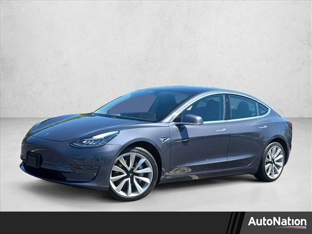 Gray 2020 Tesla Model 3 Long Range AWD Sedan All-Wheel Drive Automatic