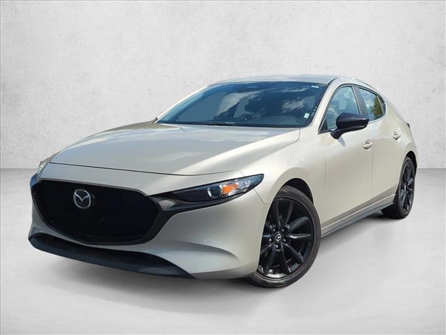 Gray (Platinum Quartz Metallic) 2025 Mazda MAZDA3 Hatchback Front-Wheel Drive Automatic