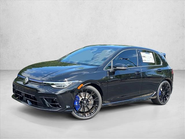 Mythos Black Metallic 2026 Volkswagen Golf R Hatchback All-Wheel Drive Automatic