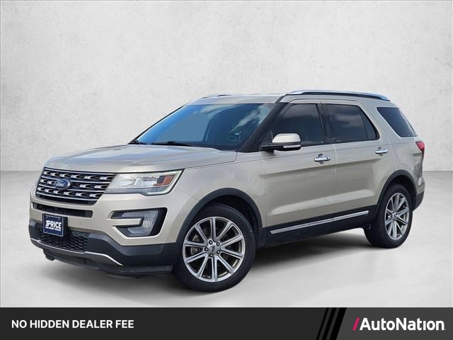 White Gold Metallic 2017 Ford Explorer SUV / Crossover Front-Wheel Drive 6-Speed Automatic