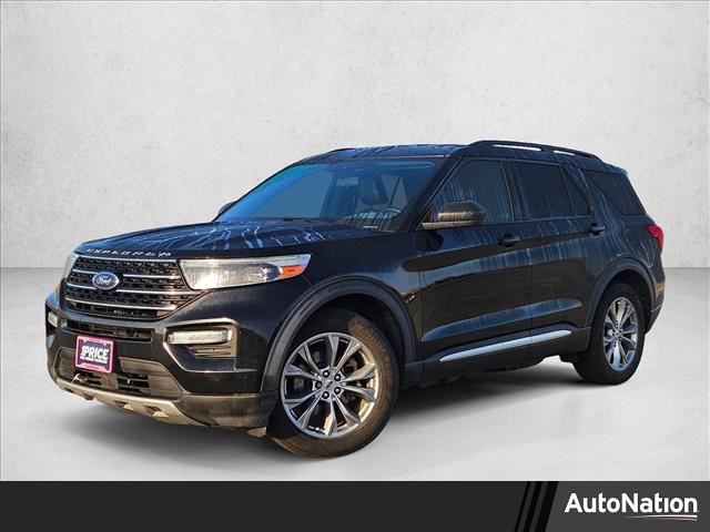 Agate Black Metallic 2020 Ford Explorer XLT RWD SUV / Crossover Rear-Wheel Drive Automatic