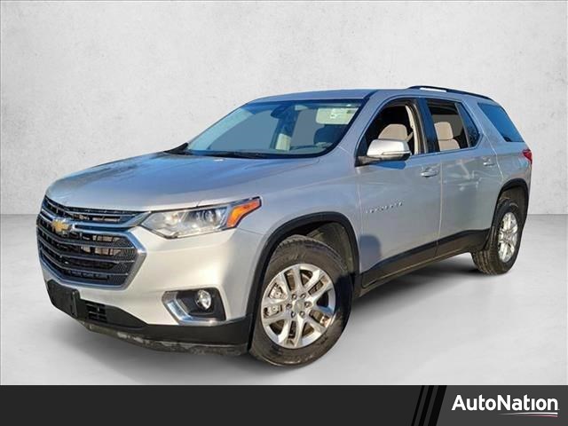 Silver Ice Metallic 2021 Chevrolet Traverse LT Cloth FWD SUV / Crossover Front-Wheel Drive 9-Speed Automatic
