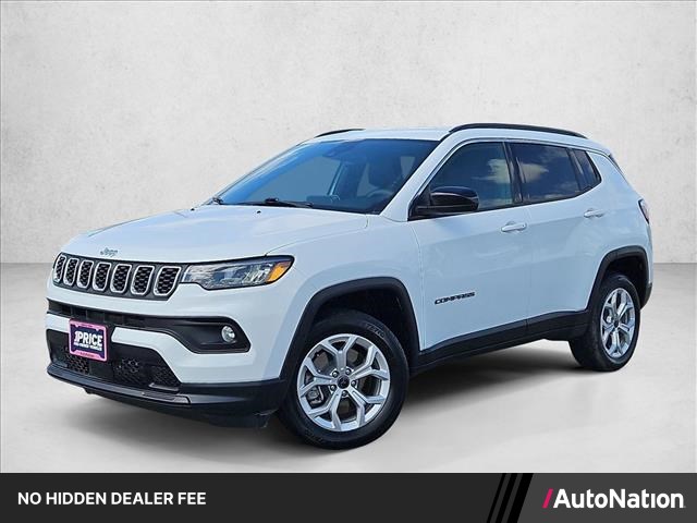 Bright White Clearcoat 2025 Jeep Compass SUV / Crossover Four-Wheel Drive 8-Speed Automatic