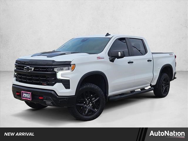 Summit White 2024 Chevrolet Silverado 1500 LT Trail Boss Crew Cab 4WD Pickup Truck Four-Wheel Drive Automatic