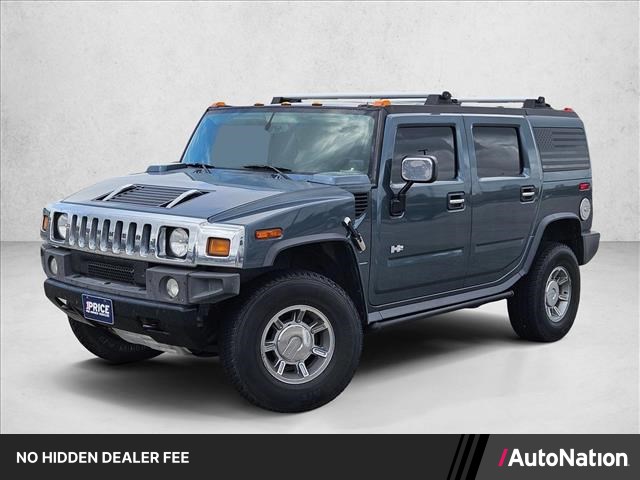 Silver/Gray 2005 Hummer H2 Base SUV / Crossover Four-Wheel Drive 4-Speed Automatic
