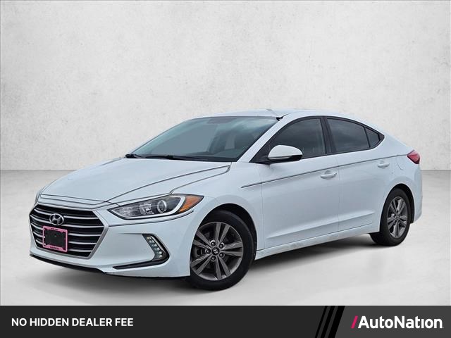 Quartz White Pearl 2017 Hyundai Elantra Sedan Front-Wheel Drive Automatic