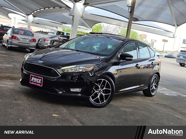 Shadow Black 2018 Ford Focus SEL Hatchback Hatchback Front-Wheel Drive 6-Speed Automatic