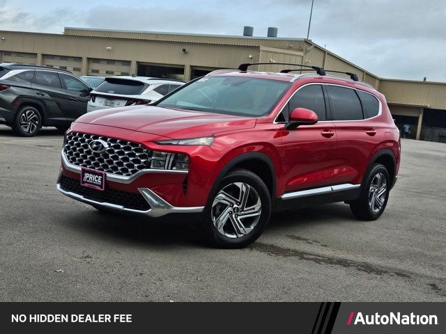 Calypso Red 2022 Hyundai Santa Fe SUV / Crossover All-Wheel Drive Automatic