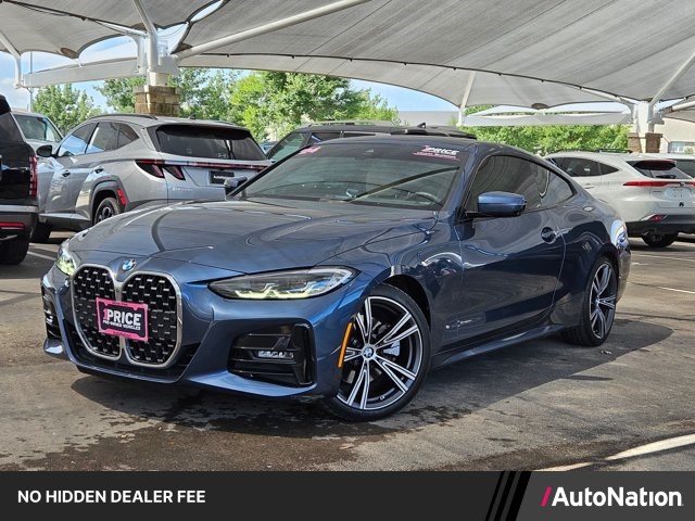 Arctic Race Blue Metallic 2024 BMW 4 Series Coupe Rear-Wheel Drive Automatic
