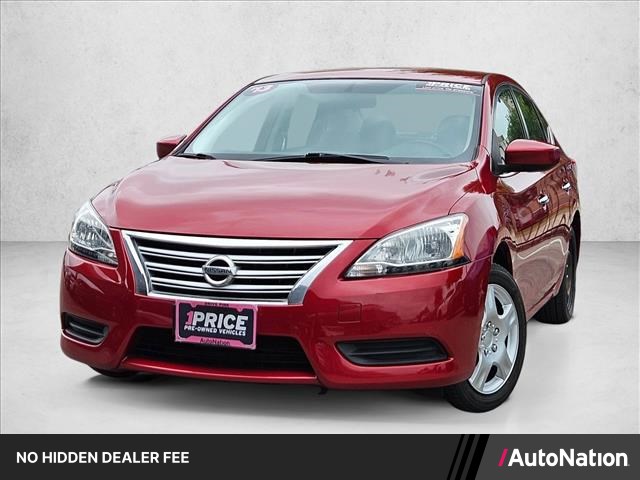 Red Brick 2013 Nissan Sentra S Sedan Front-Wheel Drive Automatic