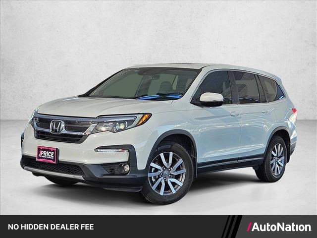 Gray (Platinum White Pea) 2020 Honda Pilot EX-L FWD SUV / Crossover Front-Wheel Drive Automatic