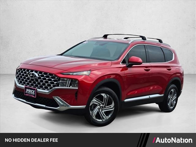 Calypso Red 2022 Hyundai Santa Fe SUV / Crossover All-Wheel Drive Automatic