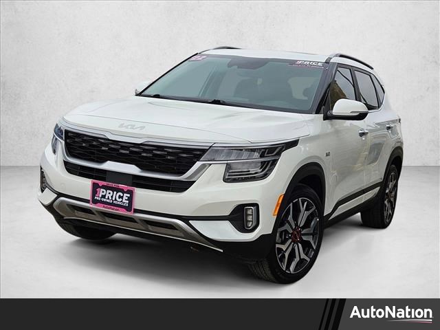 Snow White Pearl 2022 Kia Seltos SX Turbo AWD SUV / Crossover All-Wheel Drive Automatic