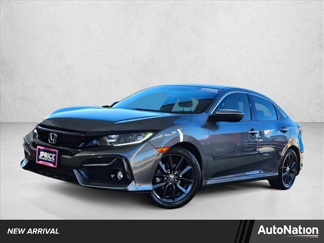 Sonic Gray Pearl 2020 Honda Civic Hatchback EX-L FWD Hatchback Front-Wheel Drive Automatic