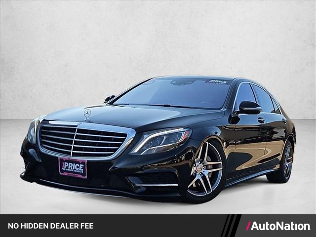 Obsidian Black Metallic 2014 Mercedes-Benz S-Class Sedan All-Wheel Drive Automatic