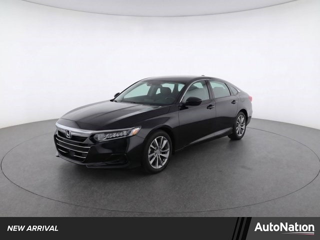 Crystal Black Pearl 2021 Honda Accord LX FWD Sedan Front-Wheel Drive Continuously Variable Transmission