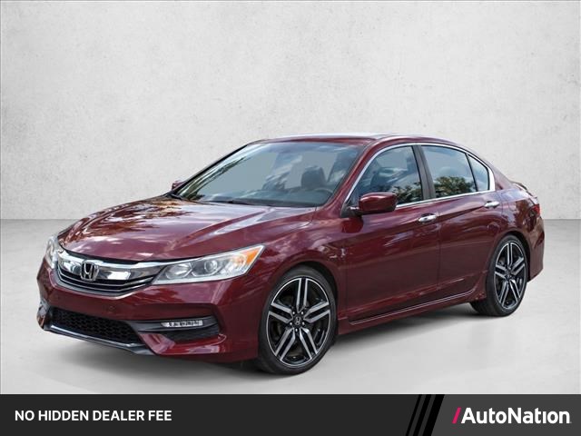 Basque Red Pearl Ii 2017 Honda Accord Sedan Front-Wheel Drive Automatic