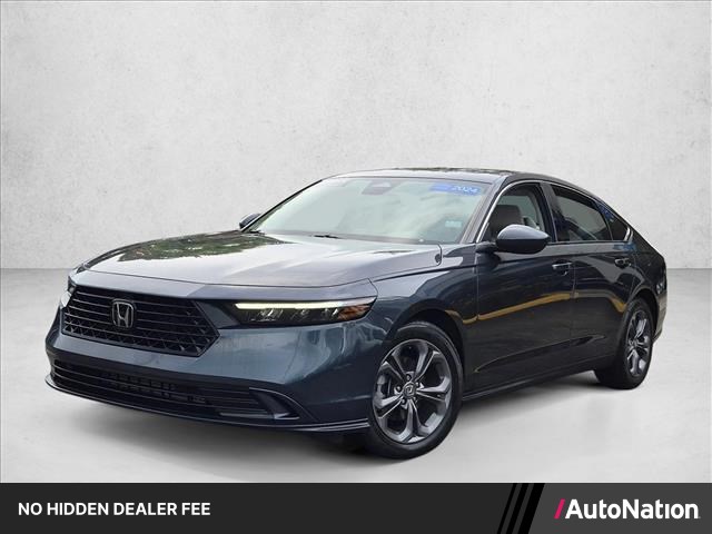 Gray 2024 Honda Accord Sedan Front-Wheel Drive Continuously Variable Transmission