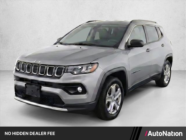 Billet Silver Metallic Clearcoat 2022 Jeep Compass Latitude FWD SUV / Crossover Front-Wheel Drive 6-Speed Automatic