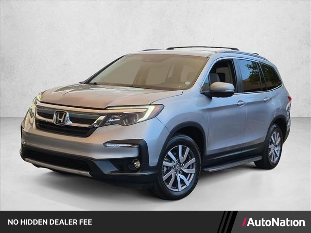 Lunar Silver Metal 2020 Honda Pilot EX-L FWD SUV / Crossover Front-Wheel Drive Automatic