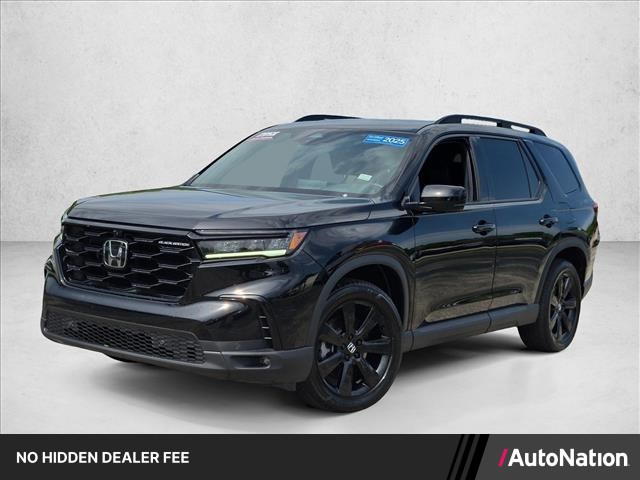 Crystal Black Pearl 2025 Honda Pilot SUV / Crossover All-Wheel Drive Automatic