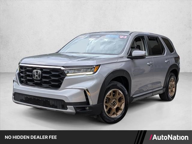 Lunar Silver Metallic 2023 Honda Pilot EX-L FWD SUV / Crossover Front-Wheel Drive Automatic