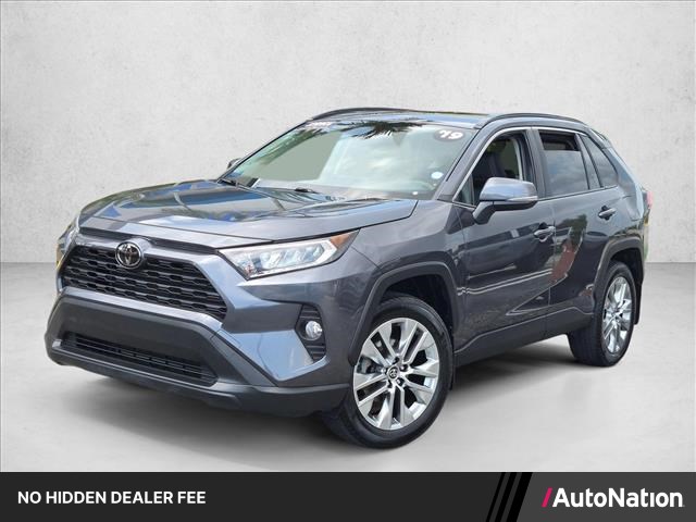 Magnetic Gray Metallic 2019 Toyota RAV4 SUV / Crossover Front-Wheel Drive Automatic
