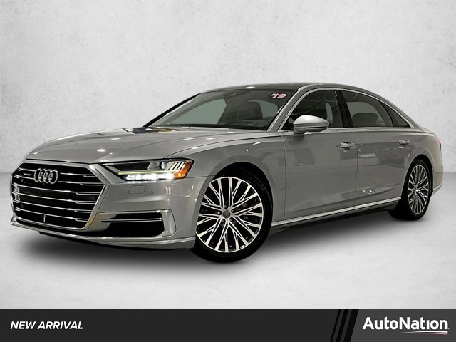 Monsoon Gray Metal 2019 Audi A8 L 55 TFSI quattro Sedan All-Wheel Drive Automatic