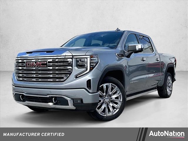 Sterling Metallic 2024 GMC Sierra 1500 Denali Crew Cab 4WD Pickup Truck Four-Wheel Drive Automatic