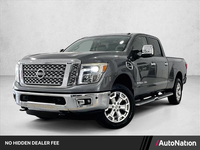 Gray (Gun Metallic) 2016 Nissan Titan Pickup Truck 4X2 Automatic