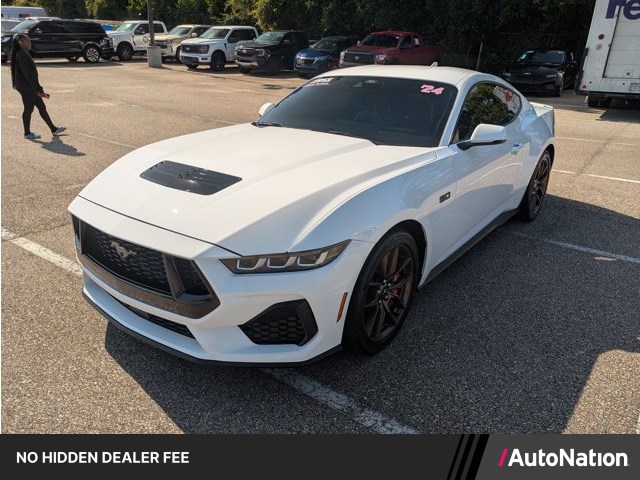 Oxford White 2024 Ford Mustang Coupe Rear-Wheel Drive Automatic