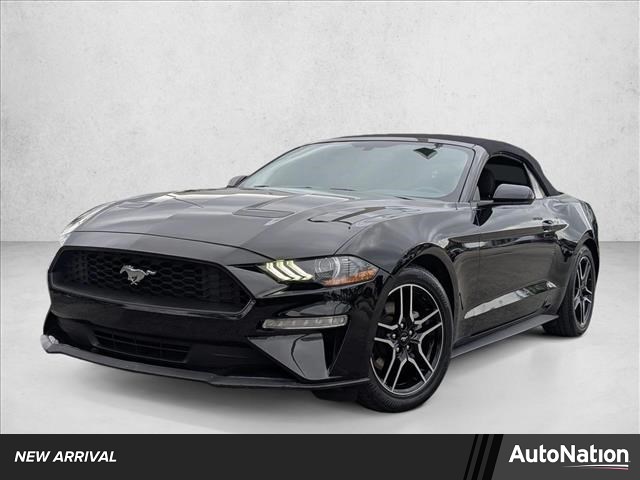 Shadow Black 2019 Ford Mustang EcoBoost Premium Convertible RWD Convertible Rear-Wheel Drive Automatic