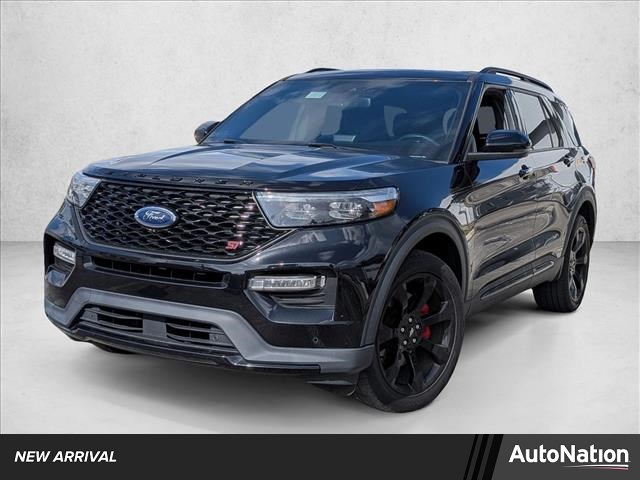 Agate Black Metallic 2023 Ford Explorer ST AWD SUV / Crossover All-Wheel Drive Automatic