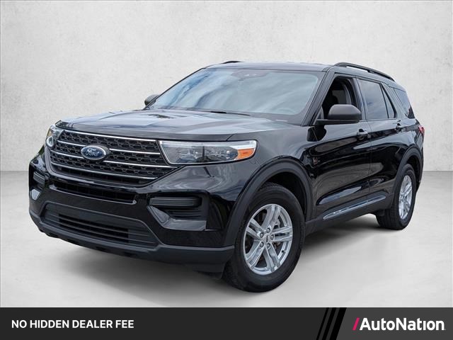 Agate Black Metallic 2023 Ford Explorer SUV / Crossover Rear-Wheel Drive Automatic