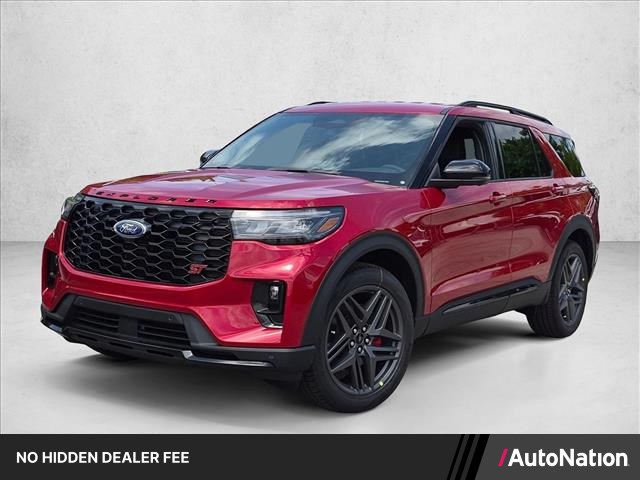 Rapid Red Metallic Tinted Clearcoat 2026 Ford Explorer SUV / Crossover Rear-Wheel Drive Automatic